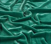 Dark green laponia viscose/silk velvet