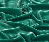 Emerald viscose/silk velvet