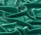 Emerald laponia viscose/silk velvet