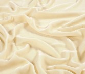 White laponia viscose/silk velvet
