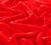 Red laponia viscose/silk velvet