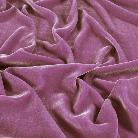 Laponia terciopelo de viscosa/seda rosa