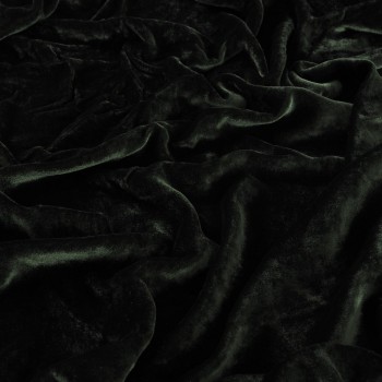 Green bottle laponia viscose/silk velvet