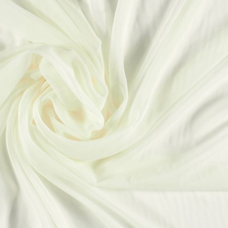 Ivory serata silk georgette