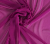 Serata georgette de seda rosa