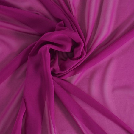 Magenta serata silk georgette