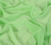 Green serata silk georgette