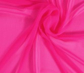 Serata georgette de seda rosa