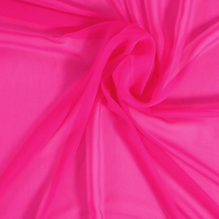 Fuchsia serata silk georgette