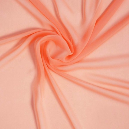 Orange serata silk georgette