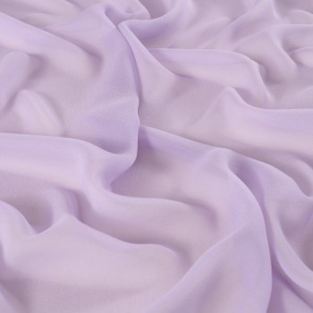 Lilac serata silk georgette