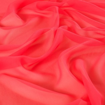 Strawberry serata silk georgette