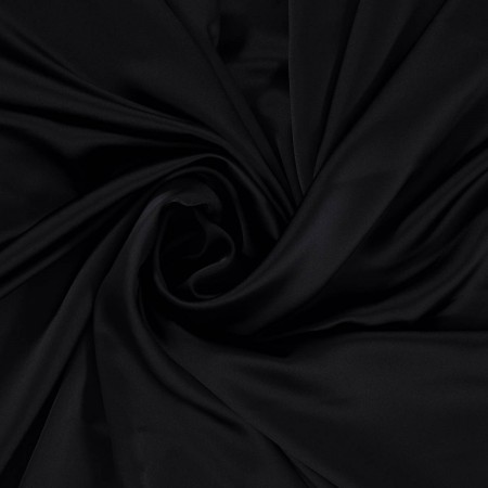 Black julieta satin crêpe