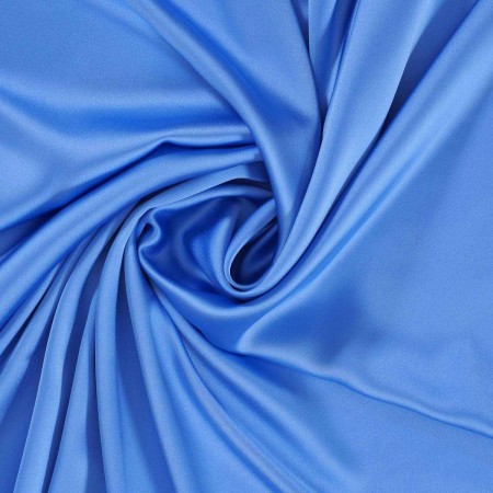 Blue julieta satin crÊpe