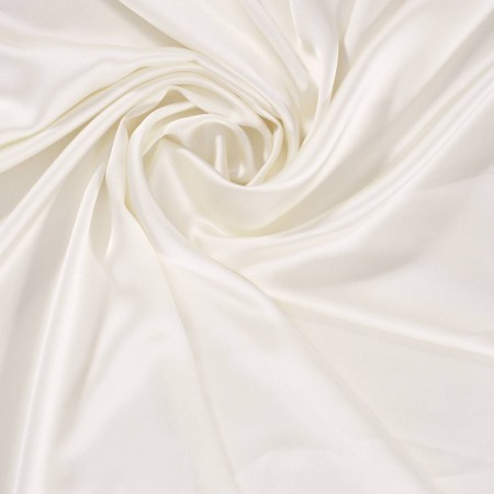 Ivory julieta satin cr?pe