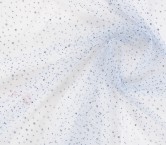 Light blue tulle with mini rhi