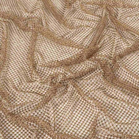 Beige net stones