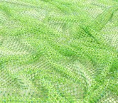 Green fluor net w/ beads