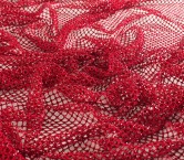 Bordeaux net w/ beads