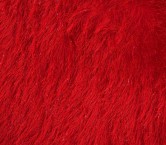 Tejido punto de pelo largo rojo