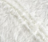 Ivory long fur jersey