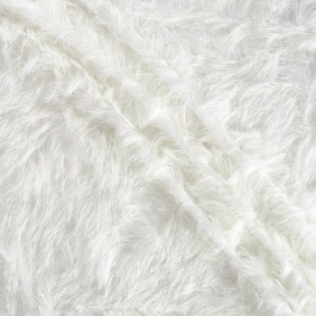 Ivory long fur jersey