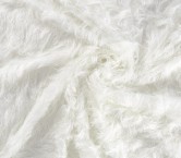 Ivory long fur jersey
