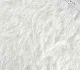 Ivory long fur jersey