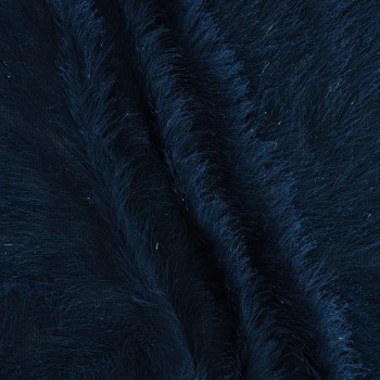 Blue turquoise long fur jersey