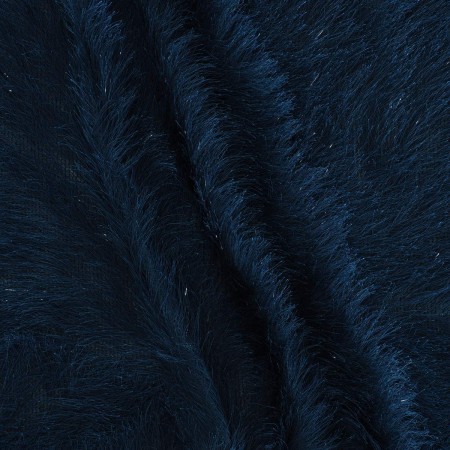 Blue turquoise long fur jersey