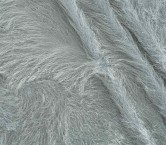 Blue turquoise long fur jersey