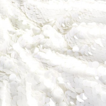 White transparent sequin