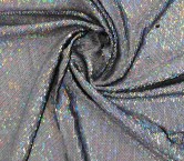 Sequins bicolor hologram plata