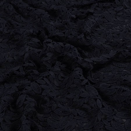 Guipur hojas navy