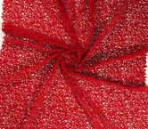 Guipur hojas rojo