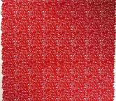 Guipur hojas rojo
