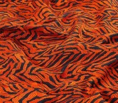 Abrigo espiga bordado piel naranja