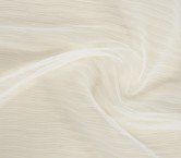 Ivory geometric pleated tulle