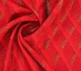 Jacq ondas relieve lamÉ rojo