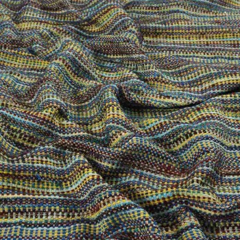Tweed rÚstico multicolor