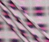 Pink checks wool jacquard