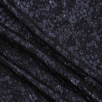 Jacquard tÉcnico lamÉ plomo