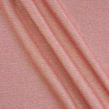 Jacquard geomÉtrico lamÉ rojo