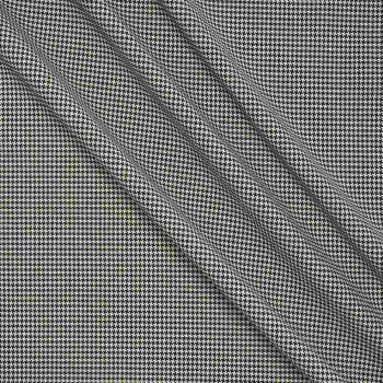 White black stretch geometric jacquard