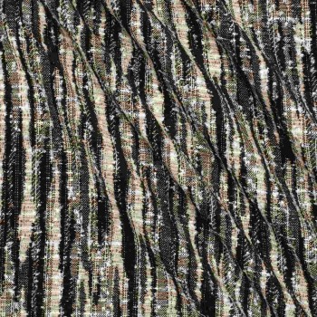 Brown rustic jacquard