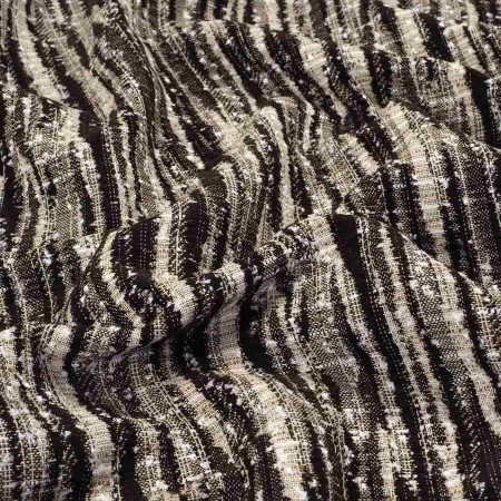 Brown rustic jacquard