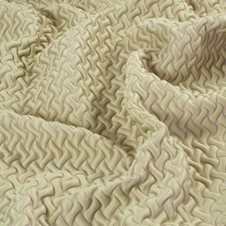 Jacq geomÉtrico 3dbeige