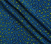 Jacquard color piel animal turquesa verde claro