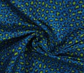 Jacquard color piel animal turquesa verde claro