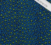 Jacquard color piel animal turquesa verde claro